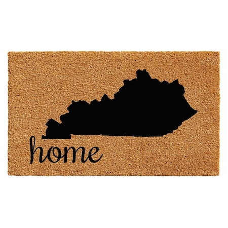 Configuracion 24 x 36 in. Kentucky Rectangular Doormat Natural & Black CO3361349